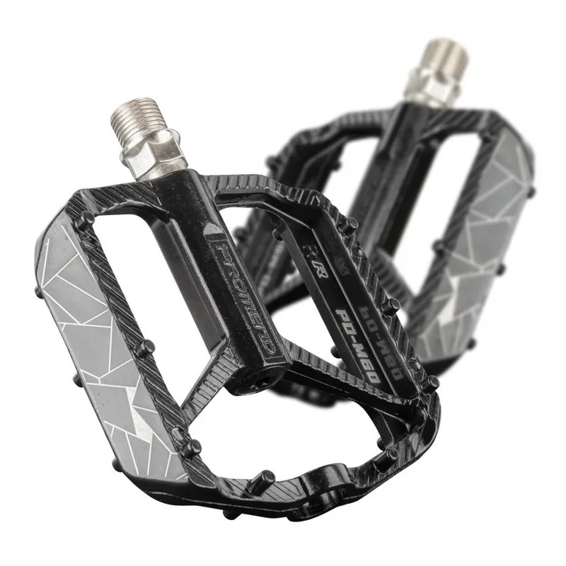 PROMEND MTB Bike Pedals Triple-Bearing Aluminum Alloy Anti-Slip Pedals