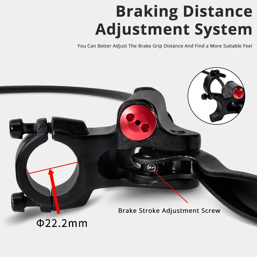 MTB 4 Piston Hydraulic Disc Brake 800mm/1400mm Mountain Bike Oil Pressure Brake