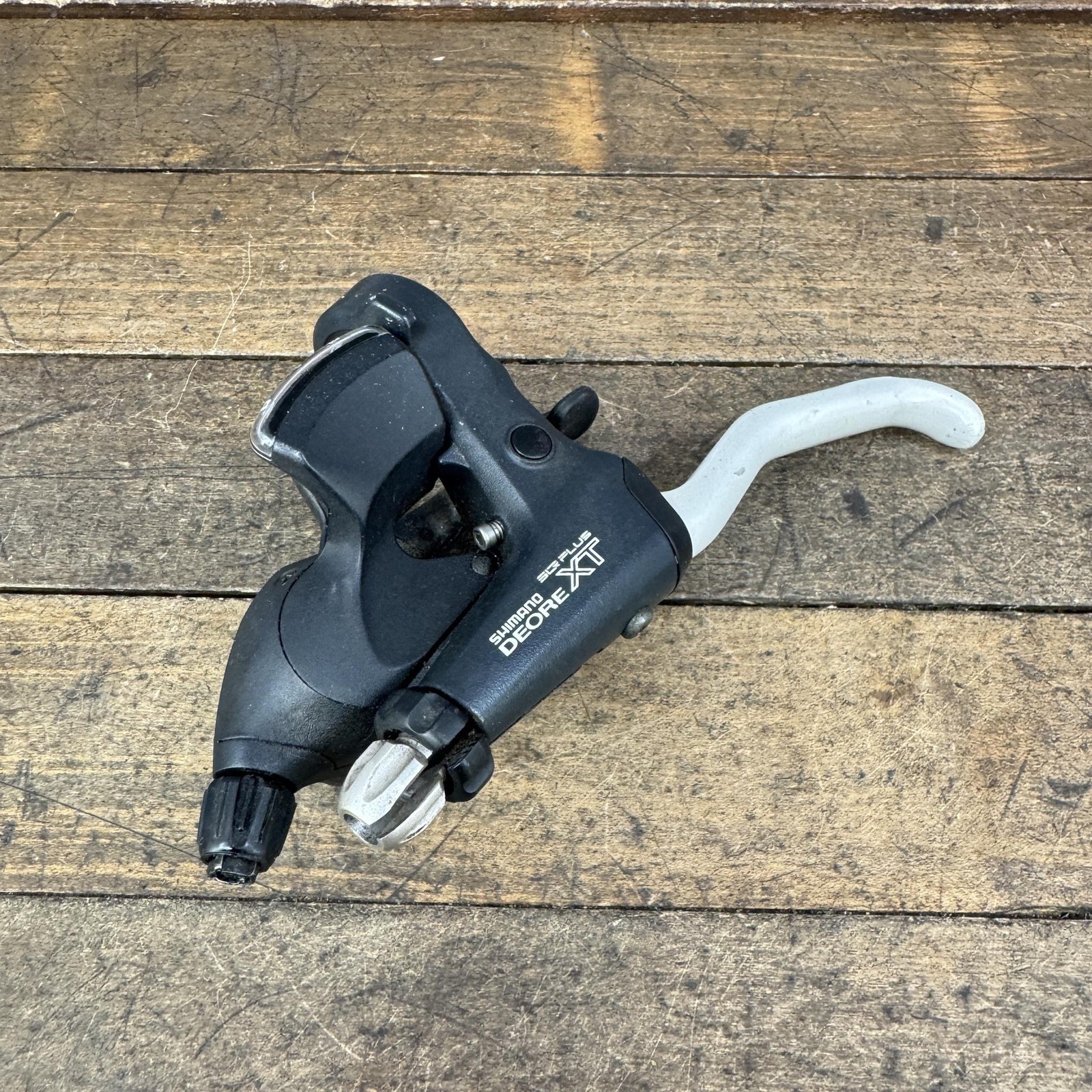 Vintage Shimano Deore XT ST-M737 Left 3 Speed Brake Shifter Combo MTB Black 90s