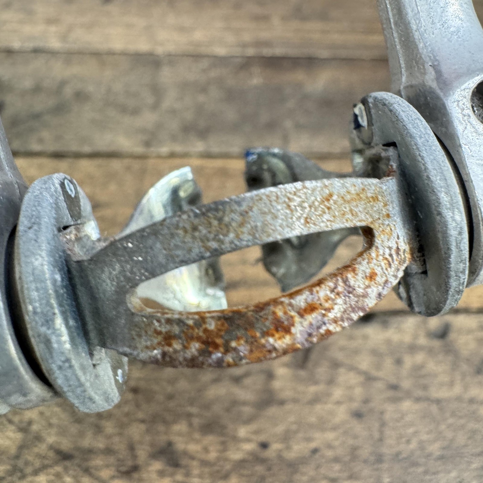 Vintage Simplex Shifter Set Down Tube 28.6 Clamp Silver Road Bike Touring Eroica