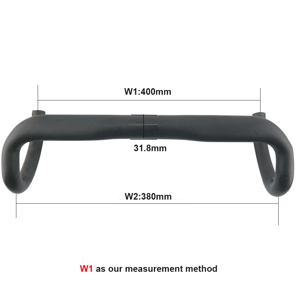 Carbon Road Bicylce Handlebar 31.8mm UD Matte Glossy Drop Bar 380-440mm Bent Bar