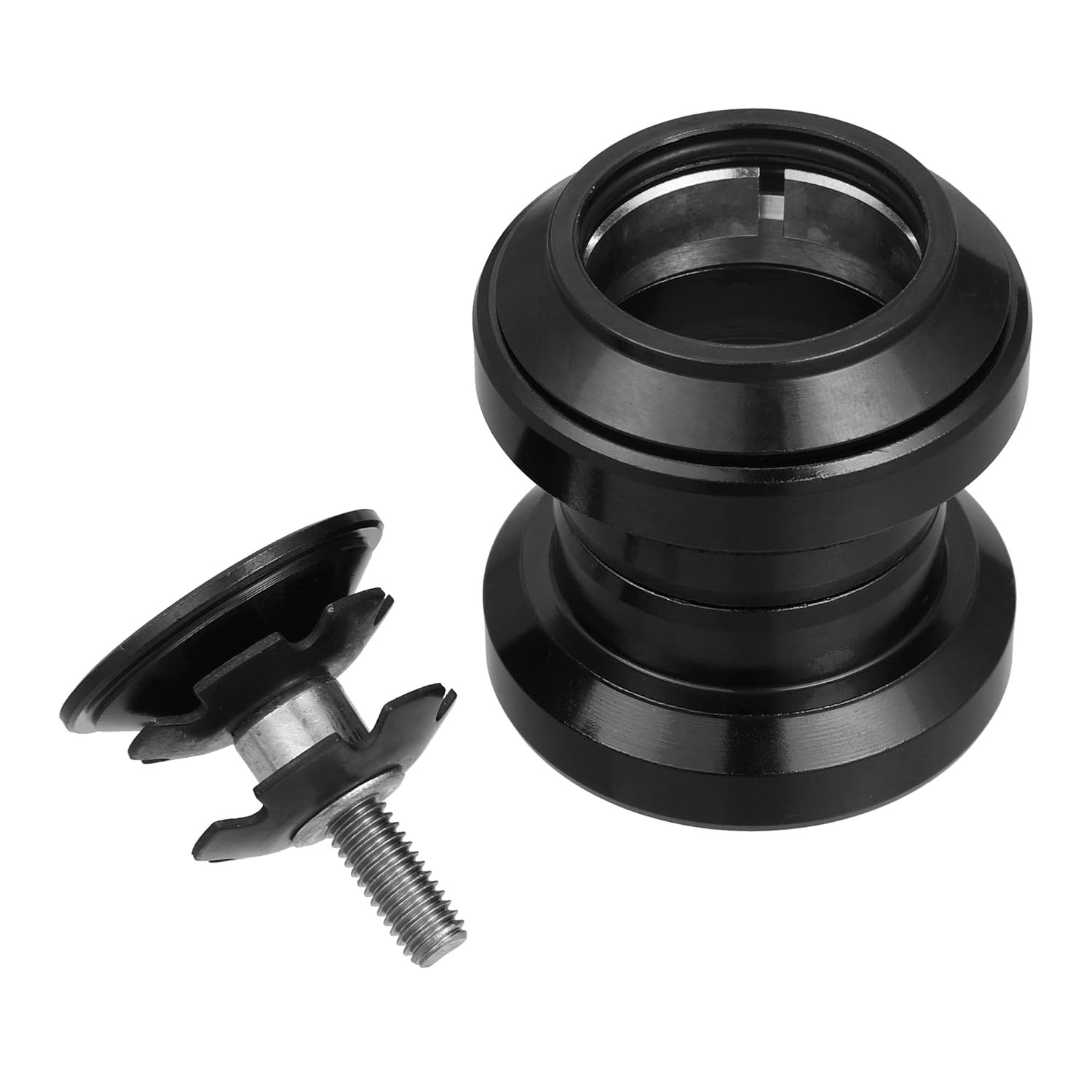 X AUTOHAUX 34mm 1-1/8″ Threadless Bicycle Headset Combo Bike Threadless External