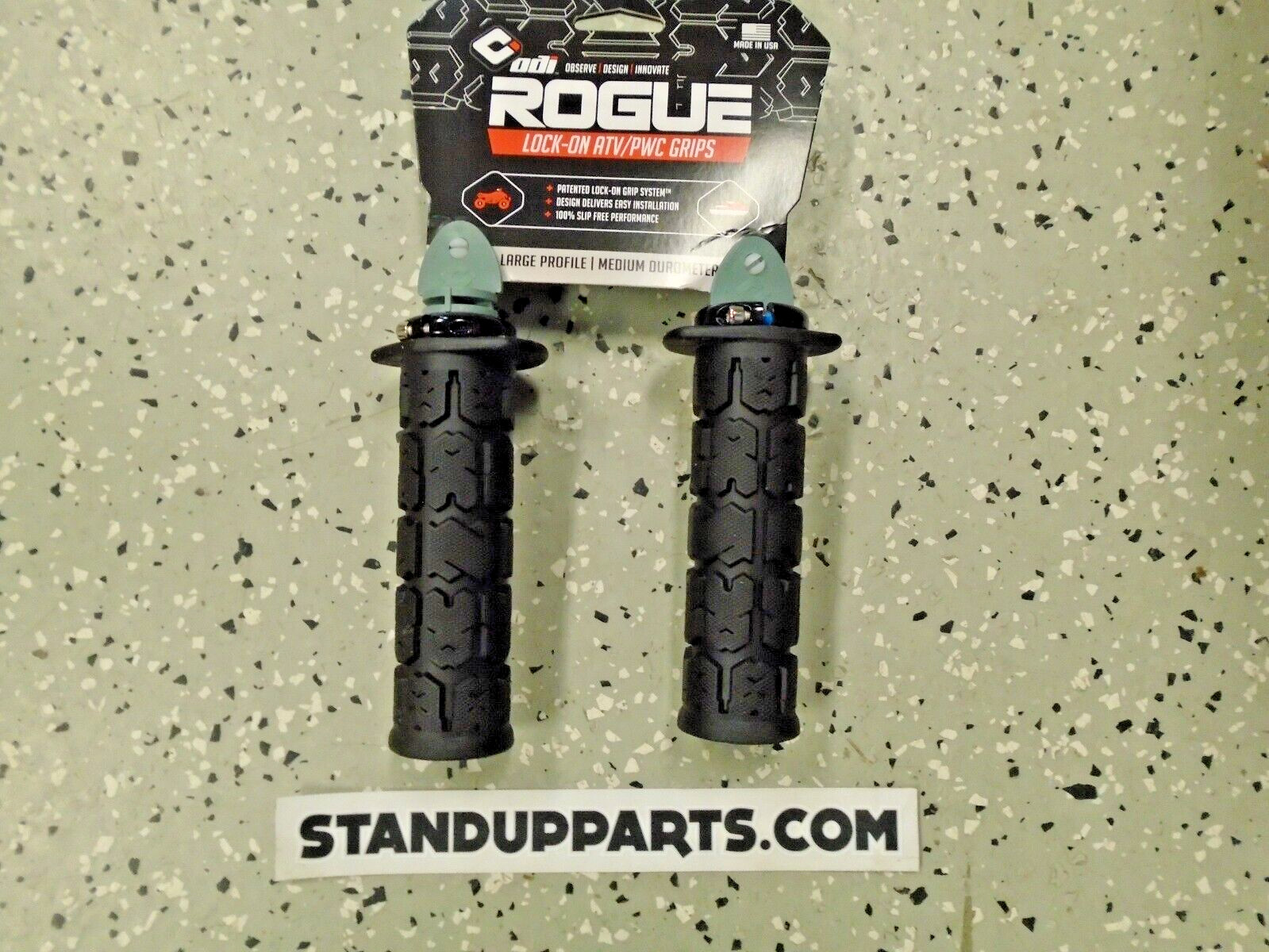 7/8″ ODI black Lock on Grips atv pwc Jet-Ski Sea-Doo Wave-runner ROGUE V2.1
