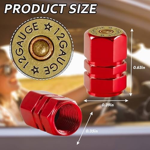 4Pack Tire Valve Stem Cap Car Accessories Aluminum Alloy Rust Scorpion Black