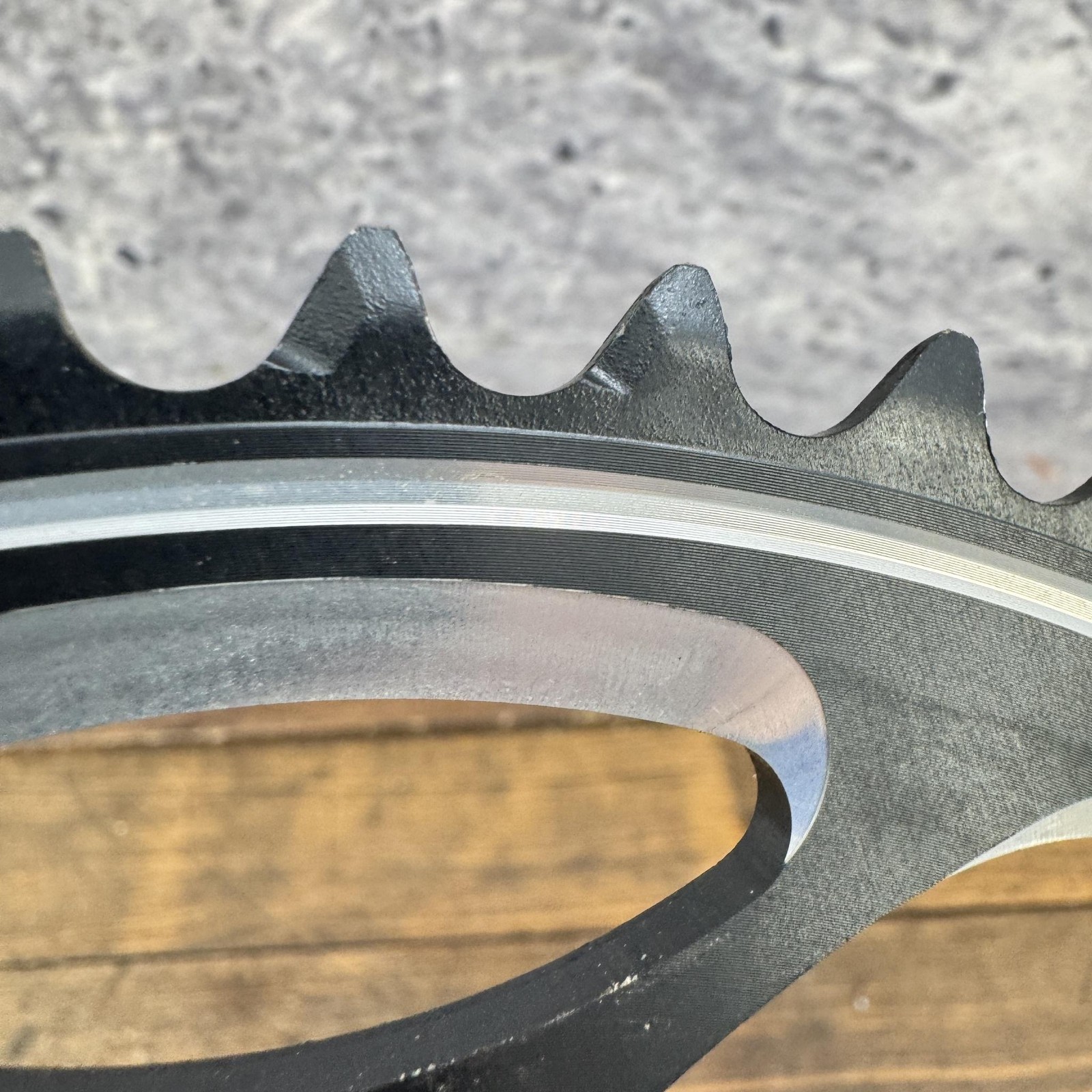 Vintage Shimano SG-X 53T Chainring NOS 130 BCD 5-Arm Black Road Bike 53 Tooth