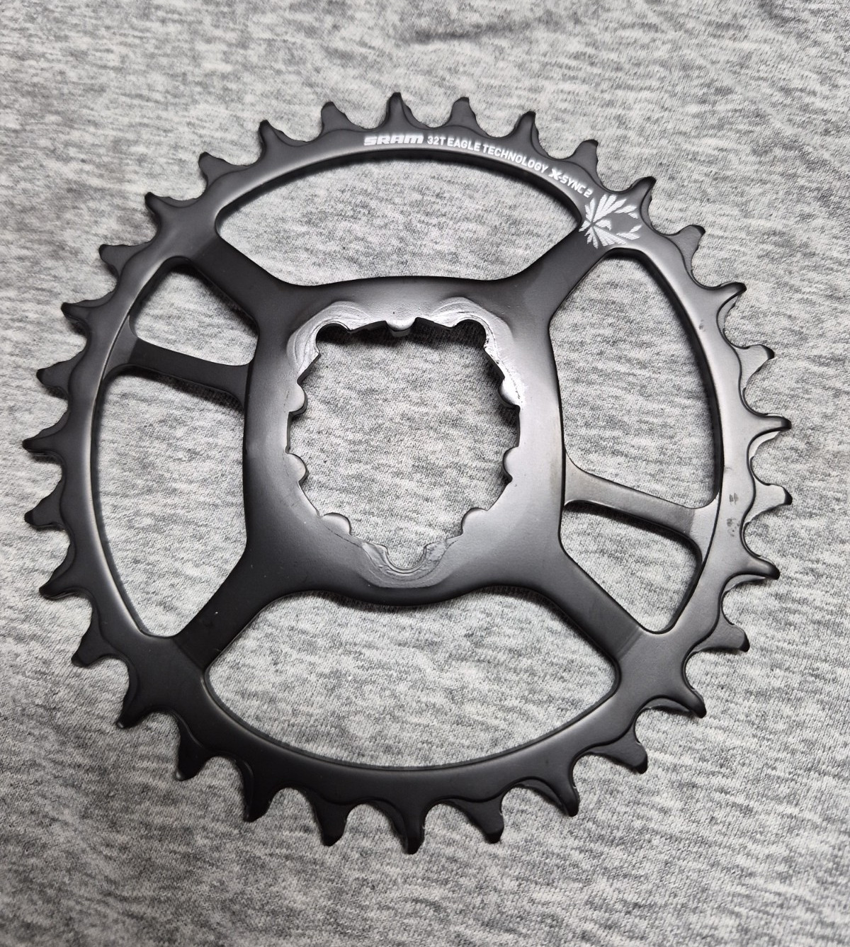 SRAM Eagle X-Sync 2 32T Direct Mount Chainring 3mm Offset Black