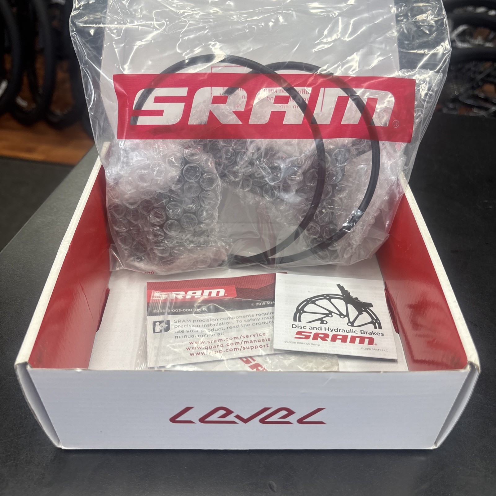 SRAM Level Hydraulic Disc Brake Front Left MTB Gravel Bike Black
