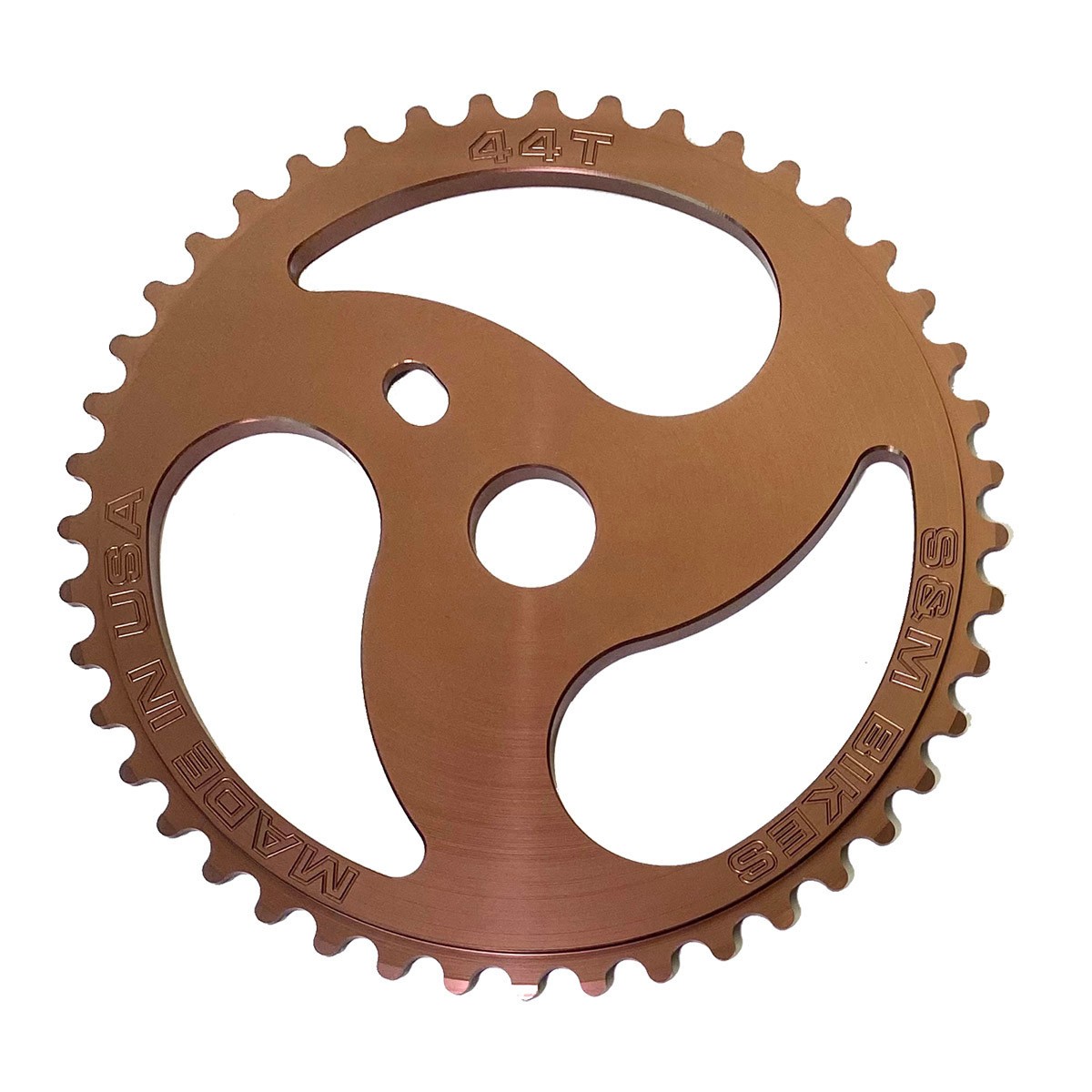 S&M Chain Saw BMX sprocket chainwheel 44T DARK ROAST BROWN