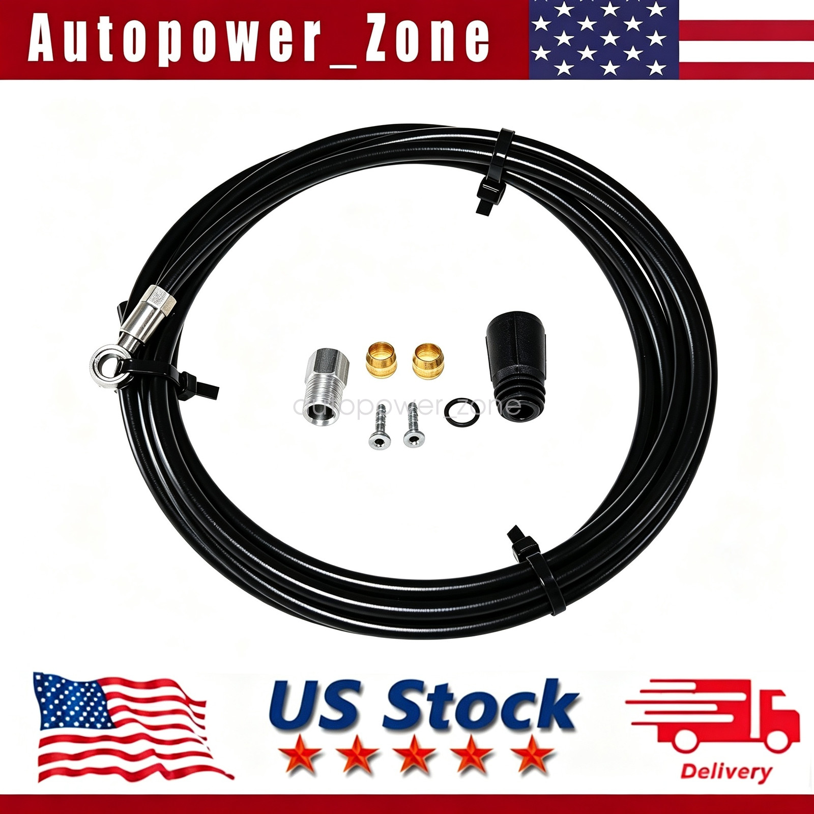 Hydraulic Hose Line Kit Fits Shimano XTR XT SLX Banjo Brakes SMB SB 2000mm
