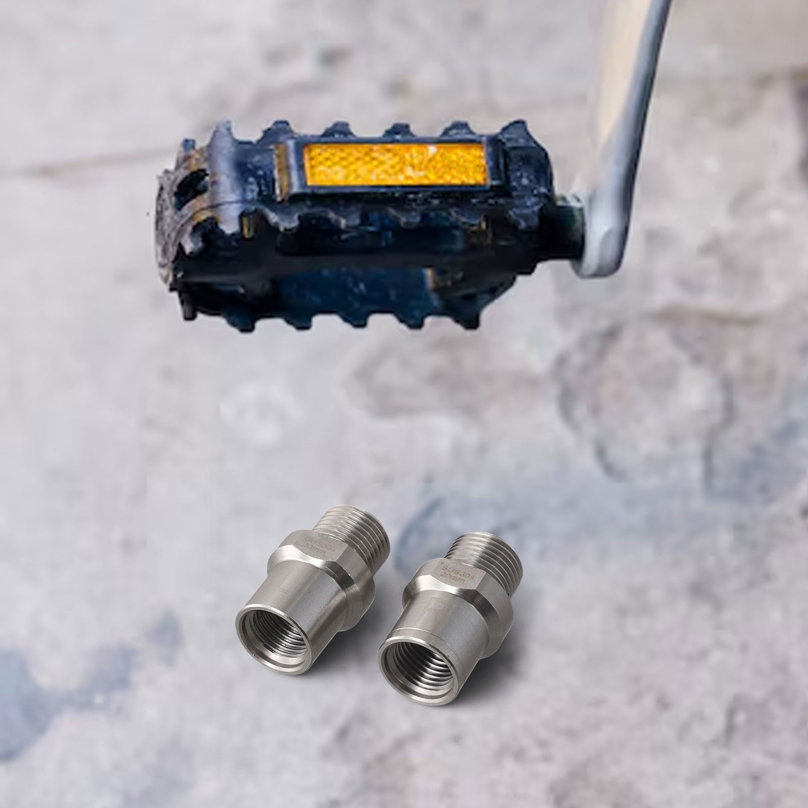 Bicycle Parts Stainless Steel Adaptors for Standard Size Compatibility
