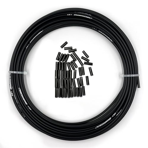 Jagwire 4mm x 50ft Bicycle Shift Cable Housing with 50 End Caps