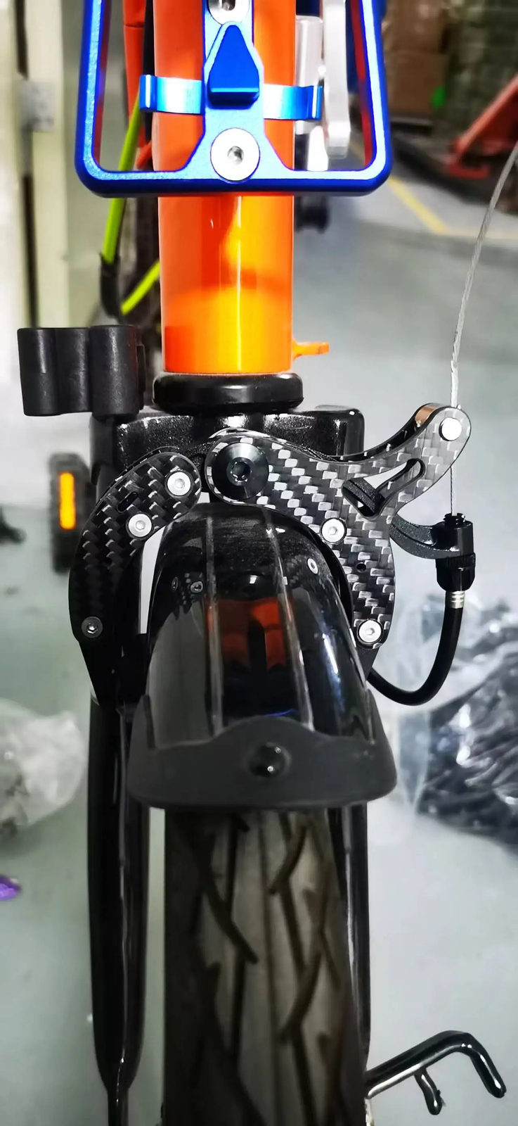 Folding Road Bike Carbon Fiber Side Pull Rim Brake C Brake Dual Pivot Caliper