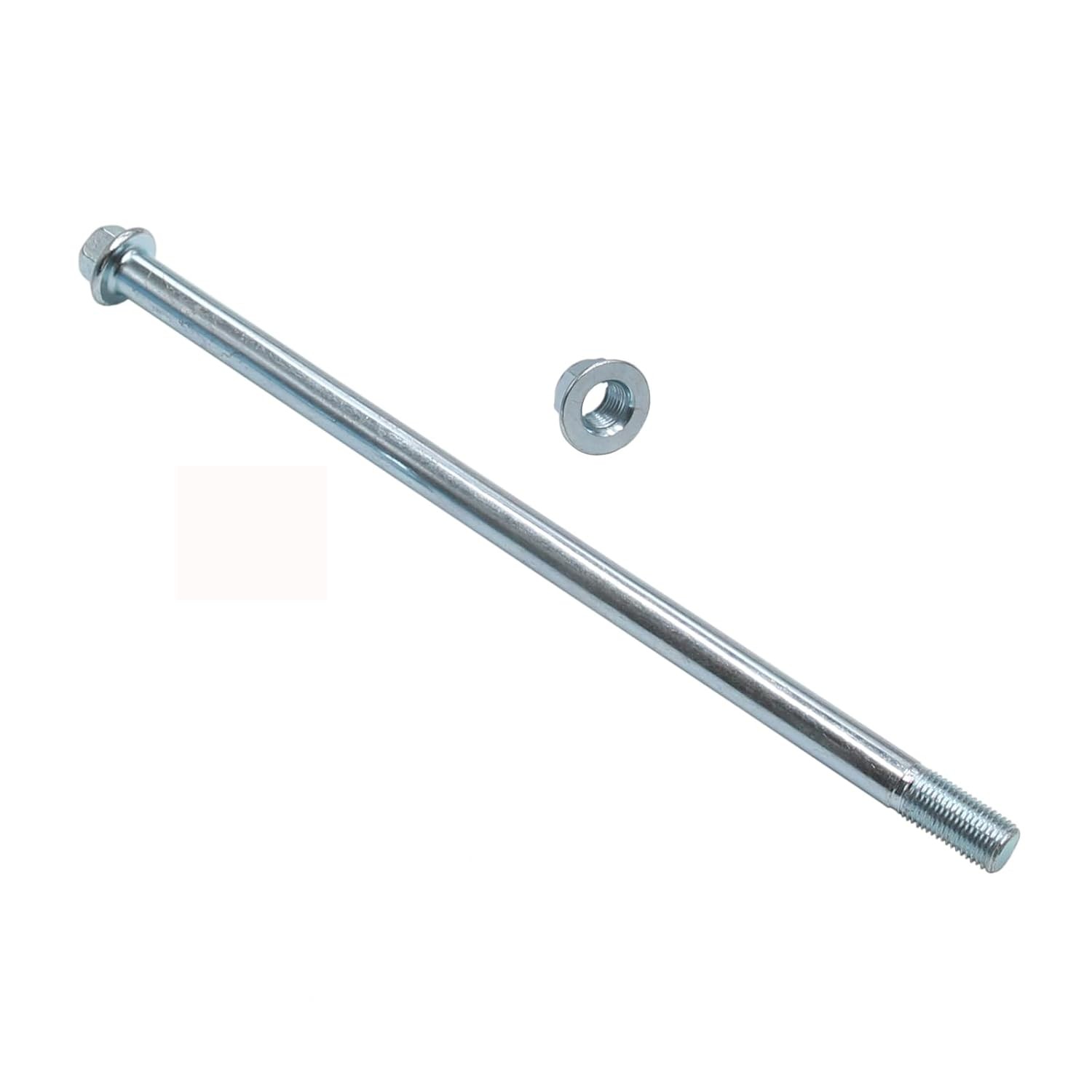 12mm Rear Axle Spindle 255mm Nut Fit 50cc 110cc 125cc Dirt Bike Pit Bike Parts