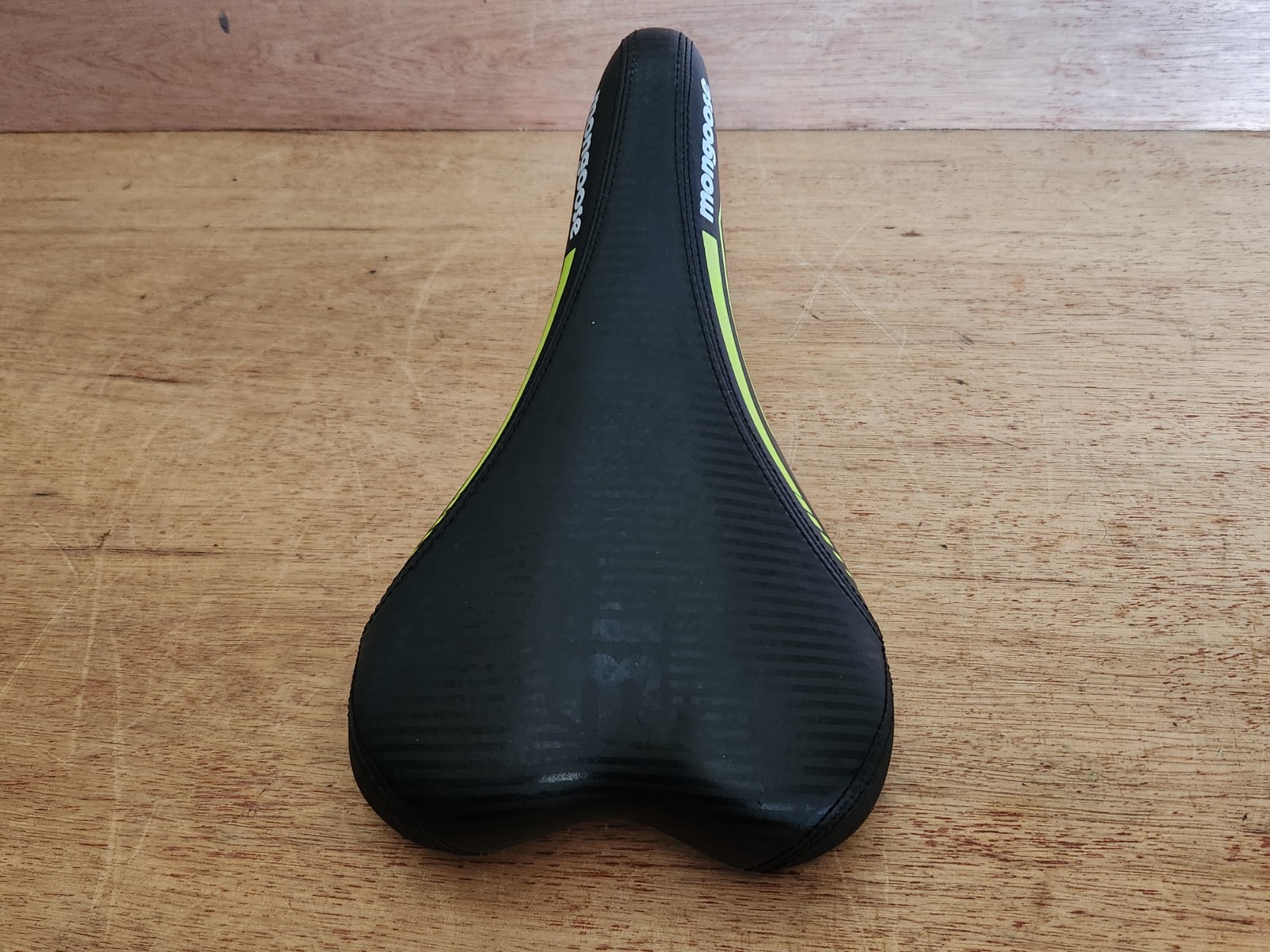 Mongoose BMX Cycling Bike Seat Bicycle Saddle Black Yellow/Green Neon Pacific