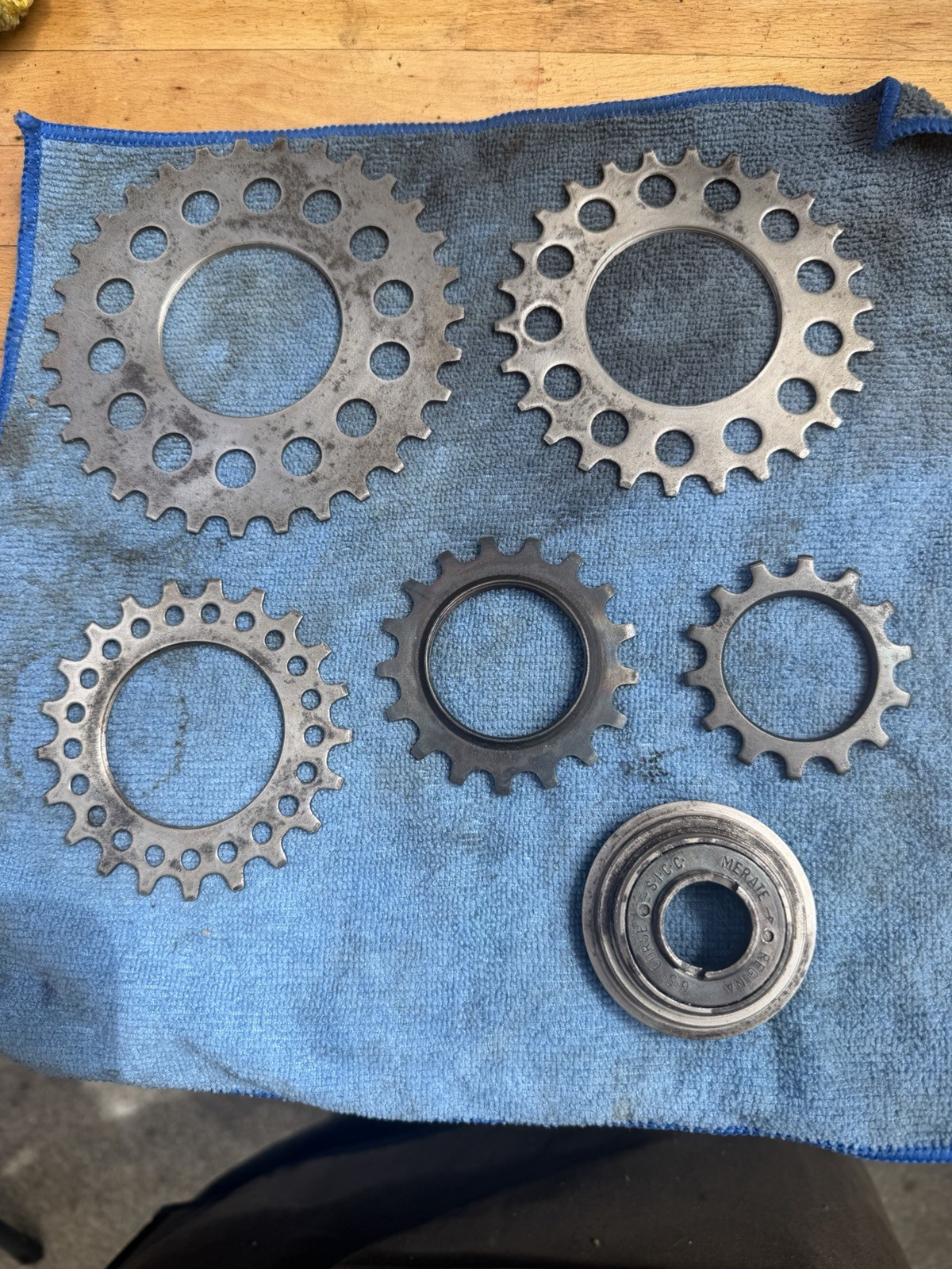 Regina Gs Course 5 Speed 14-31 Freewheel. Used. Restored. Italian Thread
