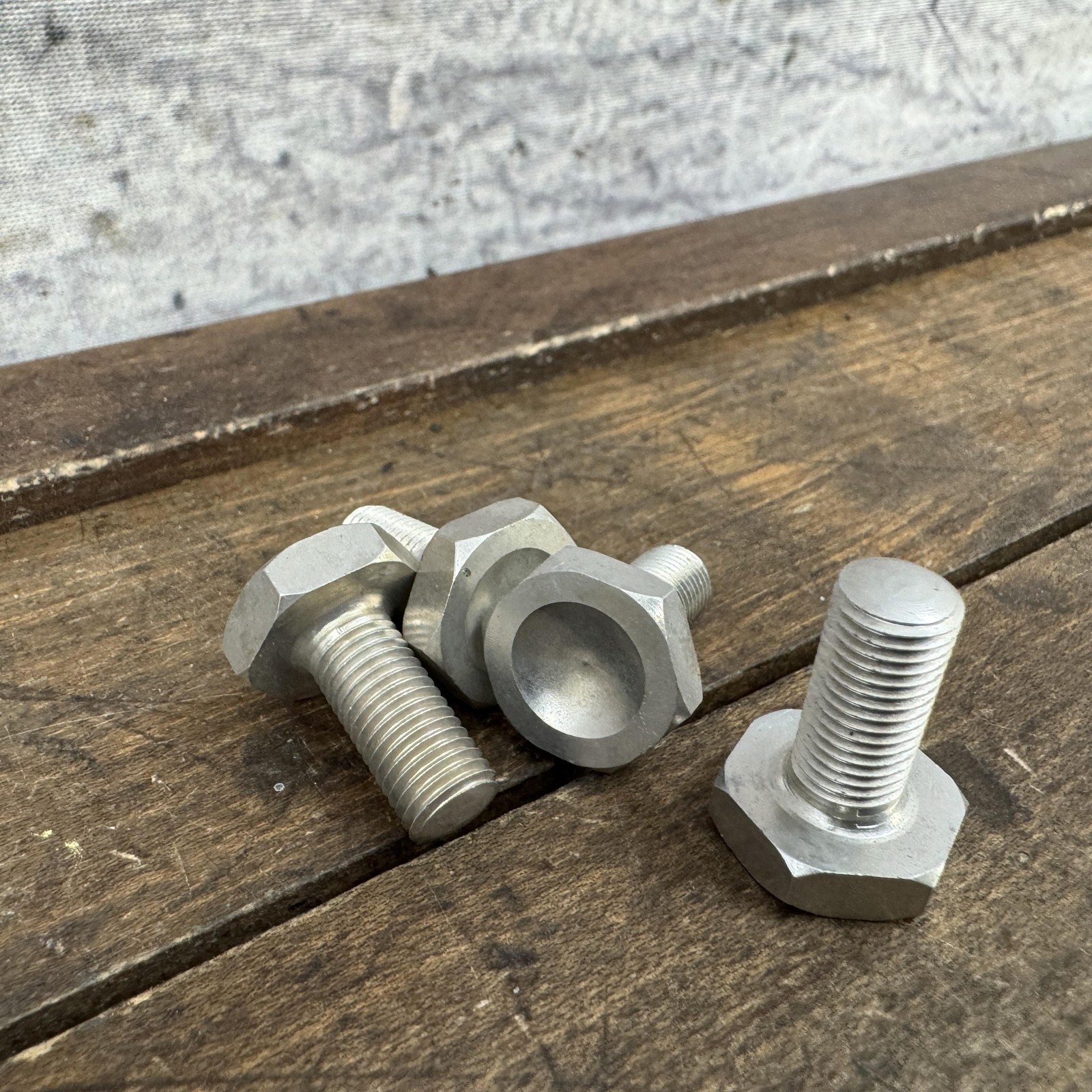 Vintage Nervar Alloy Chainring Bolts Set Of 4 France Road Bike Crank 15g