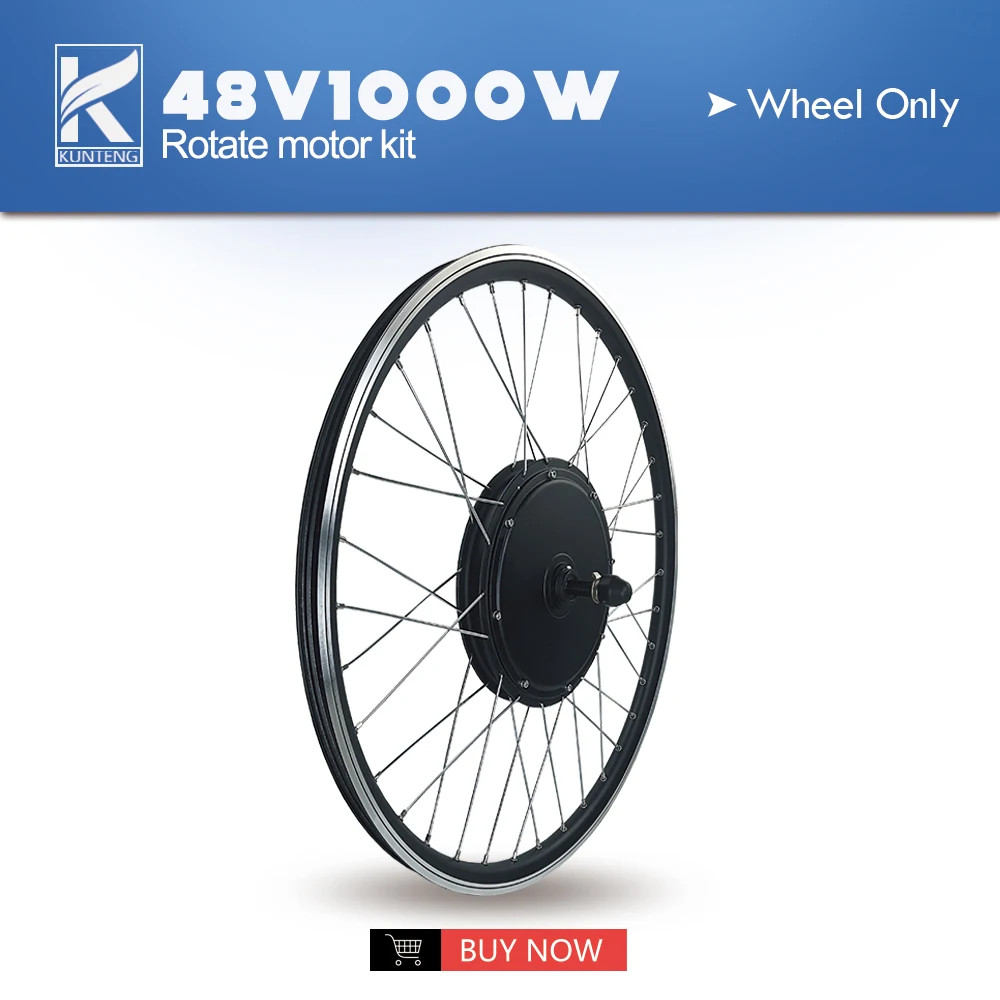 Electric Bicycle Conversion Kit 48V 1000W Rear Rotate Hub Motor Wheel