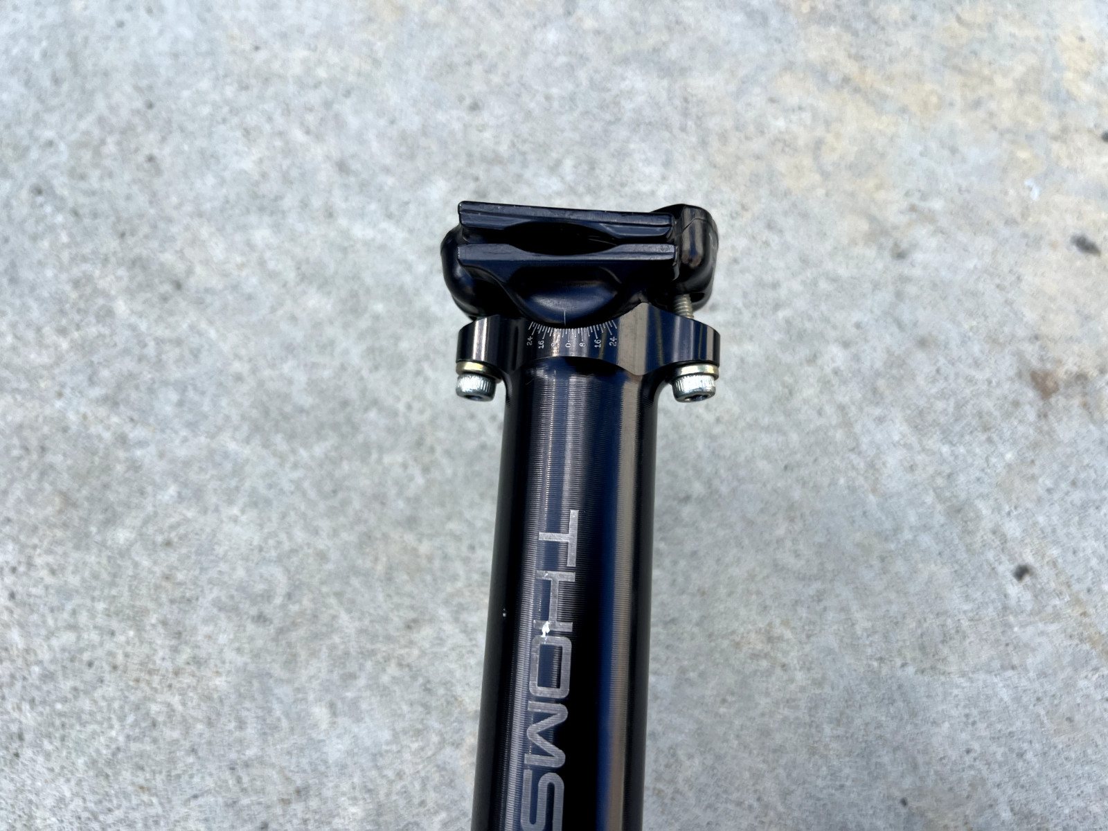 Thomson Elite Seatpost 30.9x367mm Uncut Mountain Gravel Bike MTB CX Black