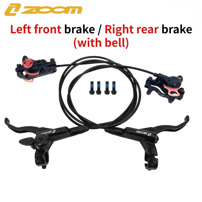 Mountain Bike Oil Brake Set Front & Rear 850mm/1450mm Hydraulic Disc Brake Set
