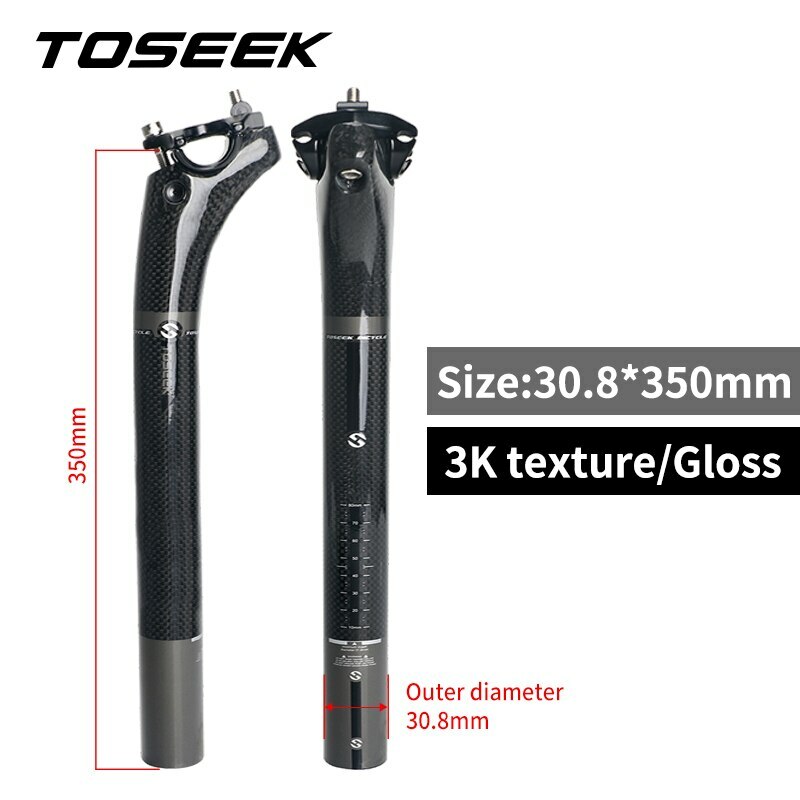 Carbon Seatpost Mtb Offset 20mm Retractable Seat Tube 27.2/30.8/31.6mm Seat Post