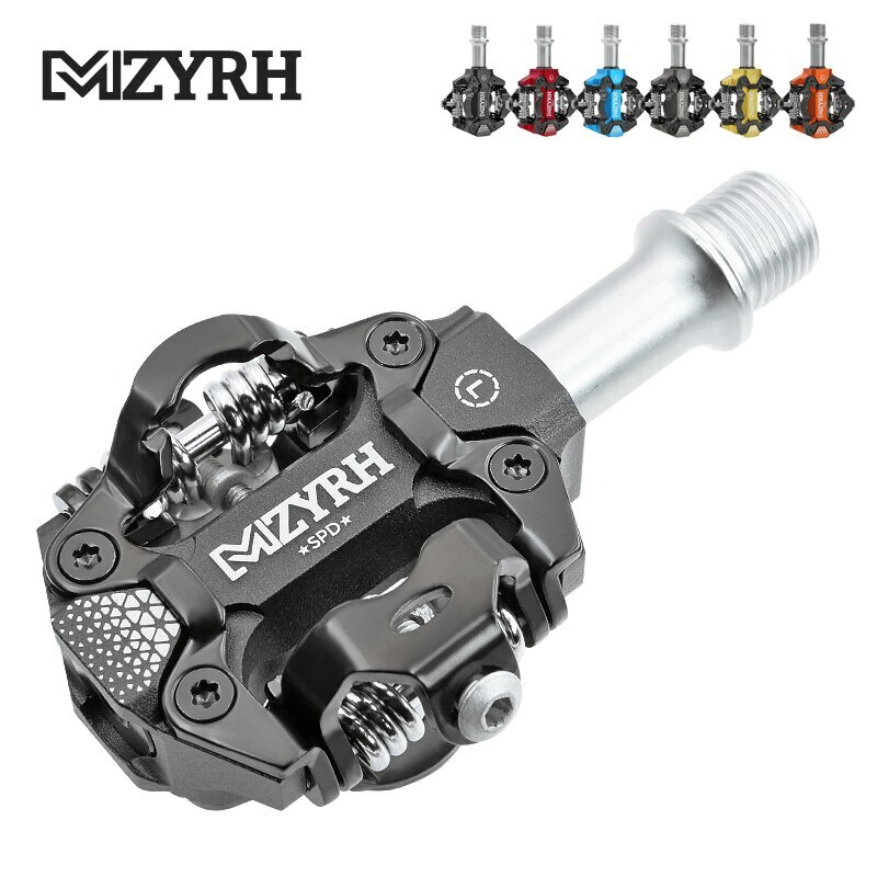 MZYRH 9/16″ Bicycle SPD Self-locking Pedals MTB Bike 3 Sealed Bearing Pedals