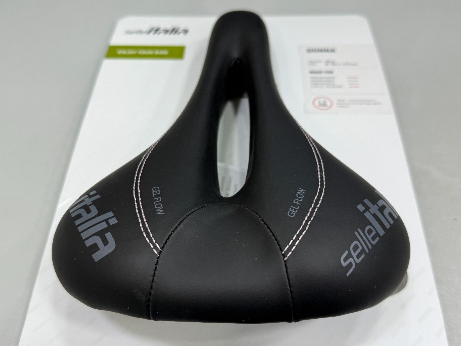 Selle Italia Donna Flow FeC Alloy Rail (Lady) Saddle L2 (168 x 270mm) Black