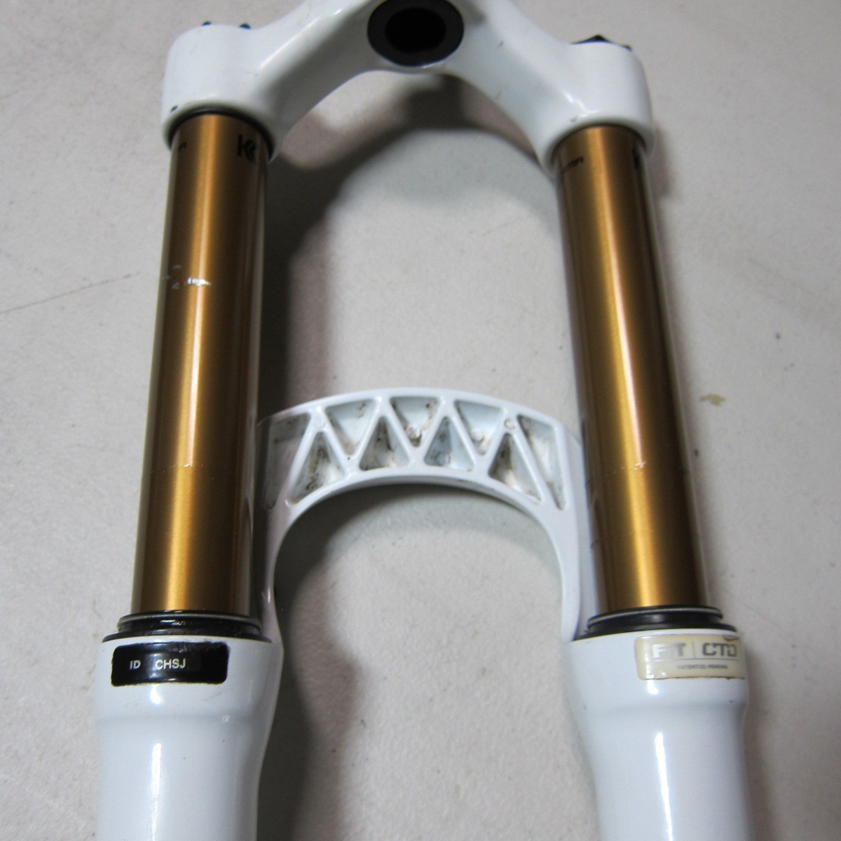 Fox 32 Float CTD FIT 26” 140mm QR Disc Kashima Mountain Bike Fork 140mm White