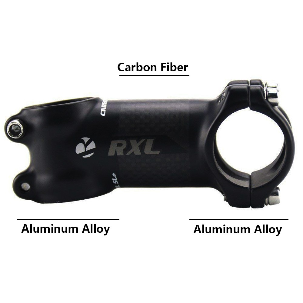 MTB Bike Stem Carbon Fiber+Aluminum Alloy Stem For Handlebar 6°60mm USA Stock