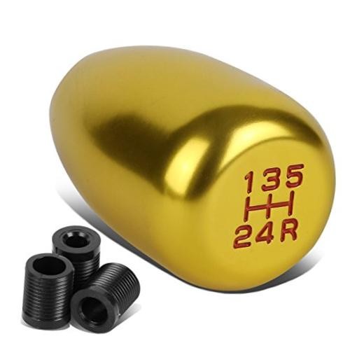 Type-R Aluminum Gold 5-Speed Shift Knob Type-R Indications