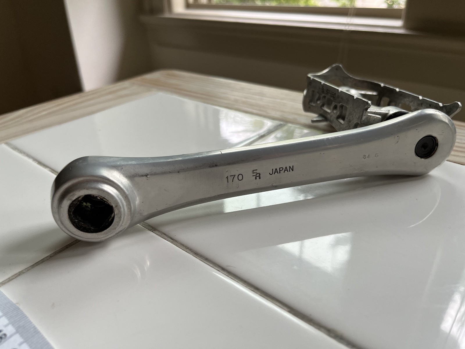 Sakae AX Crankset 170mm double 52/42 with SR pedals