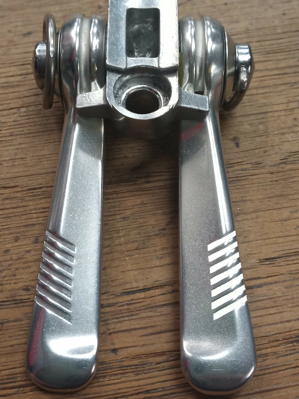 NOS Vintage Suntour SUPERBE PRO Downtube Top Braze On Mount Friction Shifters 