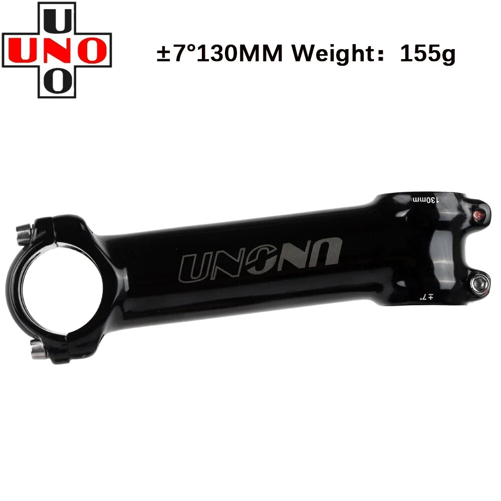 UNO Black Stem Bike Ultralight 7 17 35 Degree MTB Road Stem Fork 28.6 31.8mm