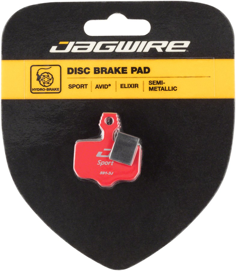 Pack of 2 Jagwire Mountain Sport Semi-Metallic Disc Brake Pads for Avid Elixir R