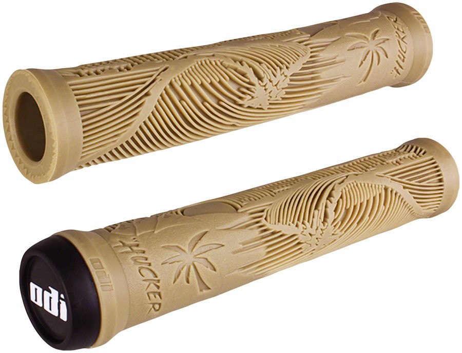 Hucker Grips – ODI Hucker Grips – Sand, Flangeless – Grip