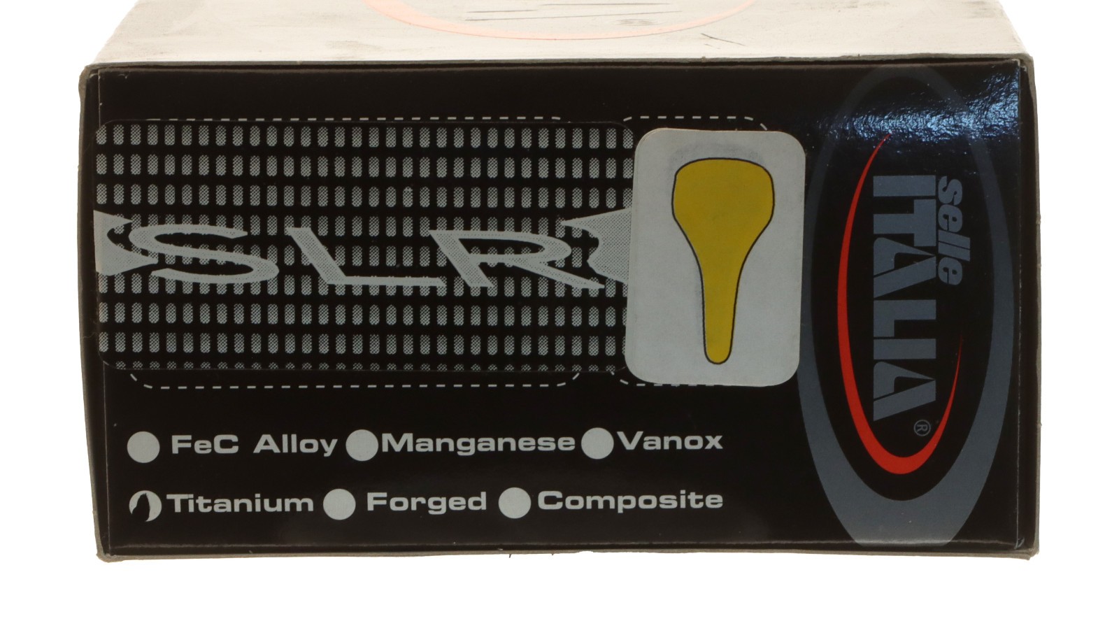 Selle Italia SLR Saddle Carbon Fiber Titanium Rails Yellow Leather NIB NOS NEW