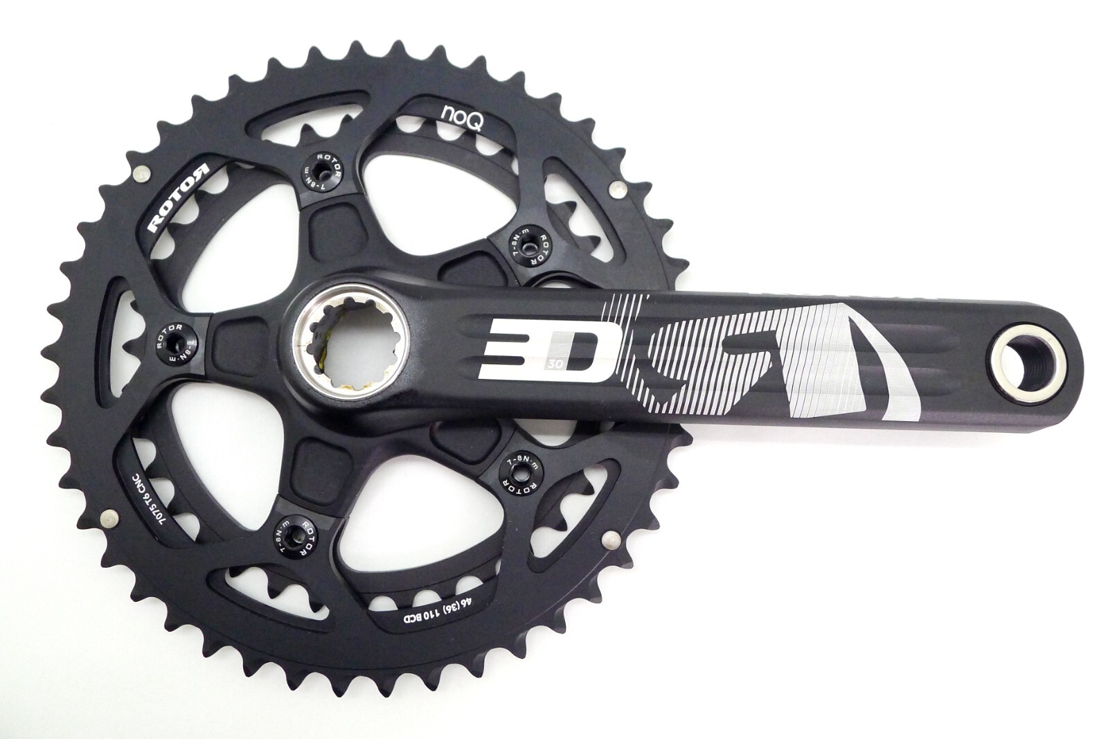 ROTOR 3D30 noQ 11 Speed 46/36T 172.5mm Crankset (without BB)