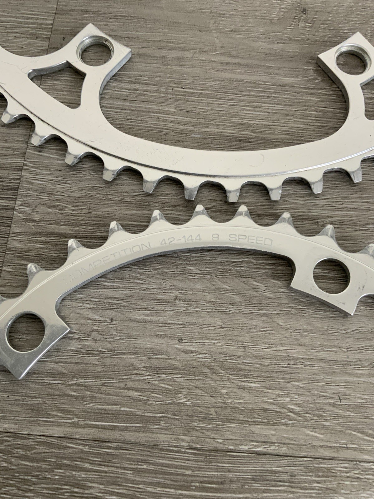 SPECIALITES TA COMPETITION CHAIN RINGS (2) 53-42 TOOTH BCD 144 7, 8 , OR 9 SPEED