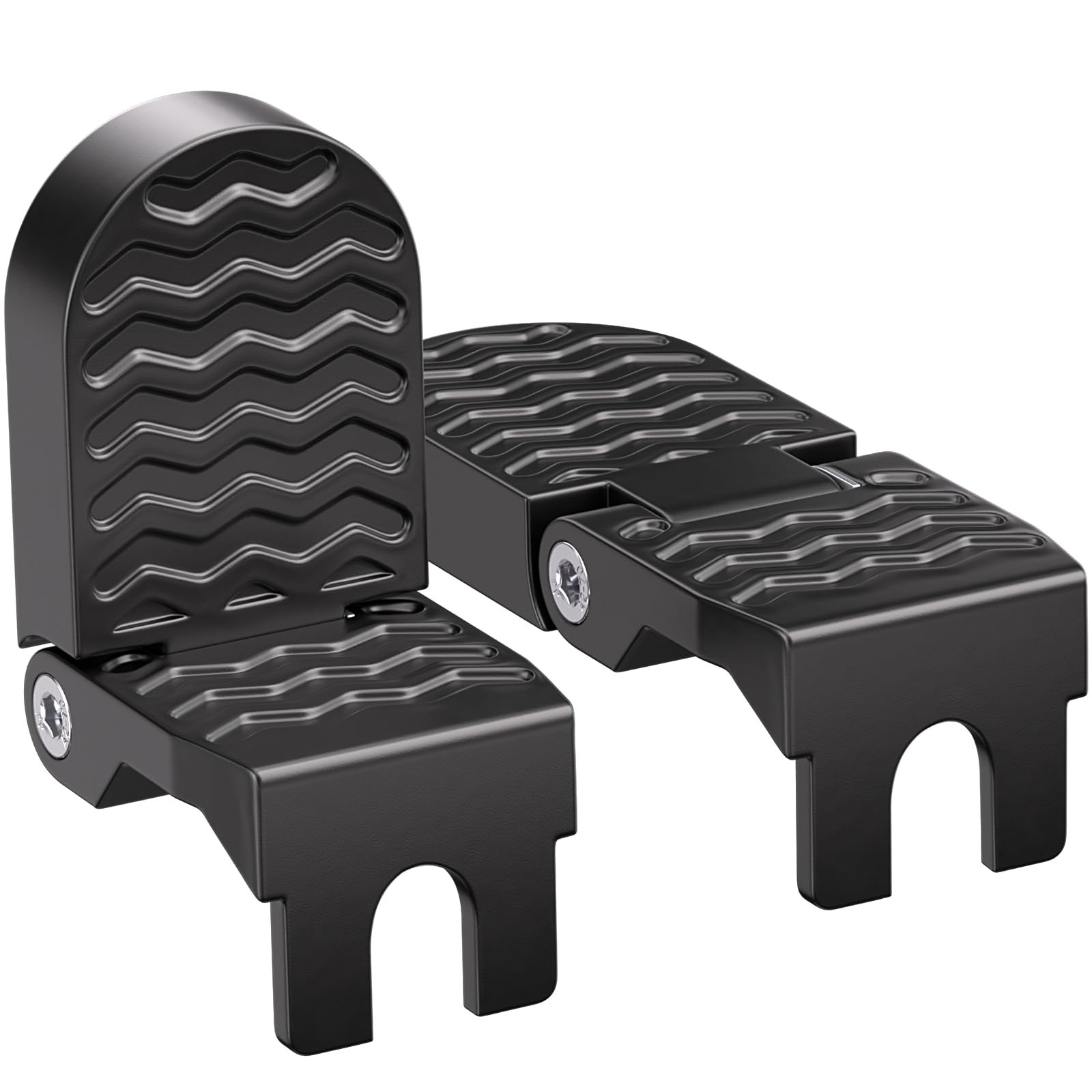 12.5MM U Slot Bike Rear Pedals, Aluminium Alloy Folding Bicycle Foot Pegs, No…