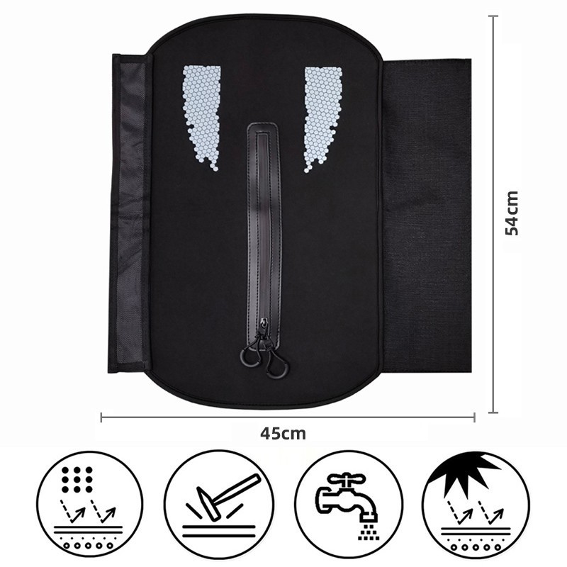 E-Bike Component Cover Set: Neoprene Battery Motor + Oxford Handlebar Covers