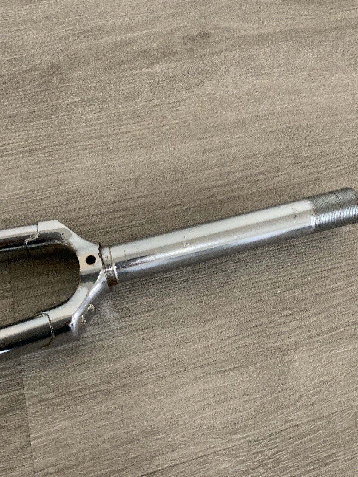 MERCIER ONE-INCH THREADED FORK 700C 171 MM STEERER BSA THREADS 26.4 RACE CHROME