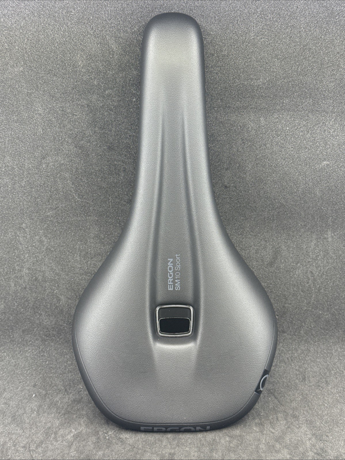 ERGON SM 10 Sport Stealth Gravel Saddle CroMo Rail Black 270mm x 140mm MSRP $99