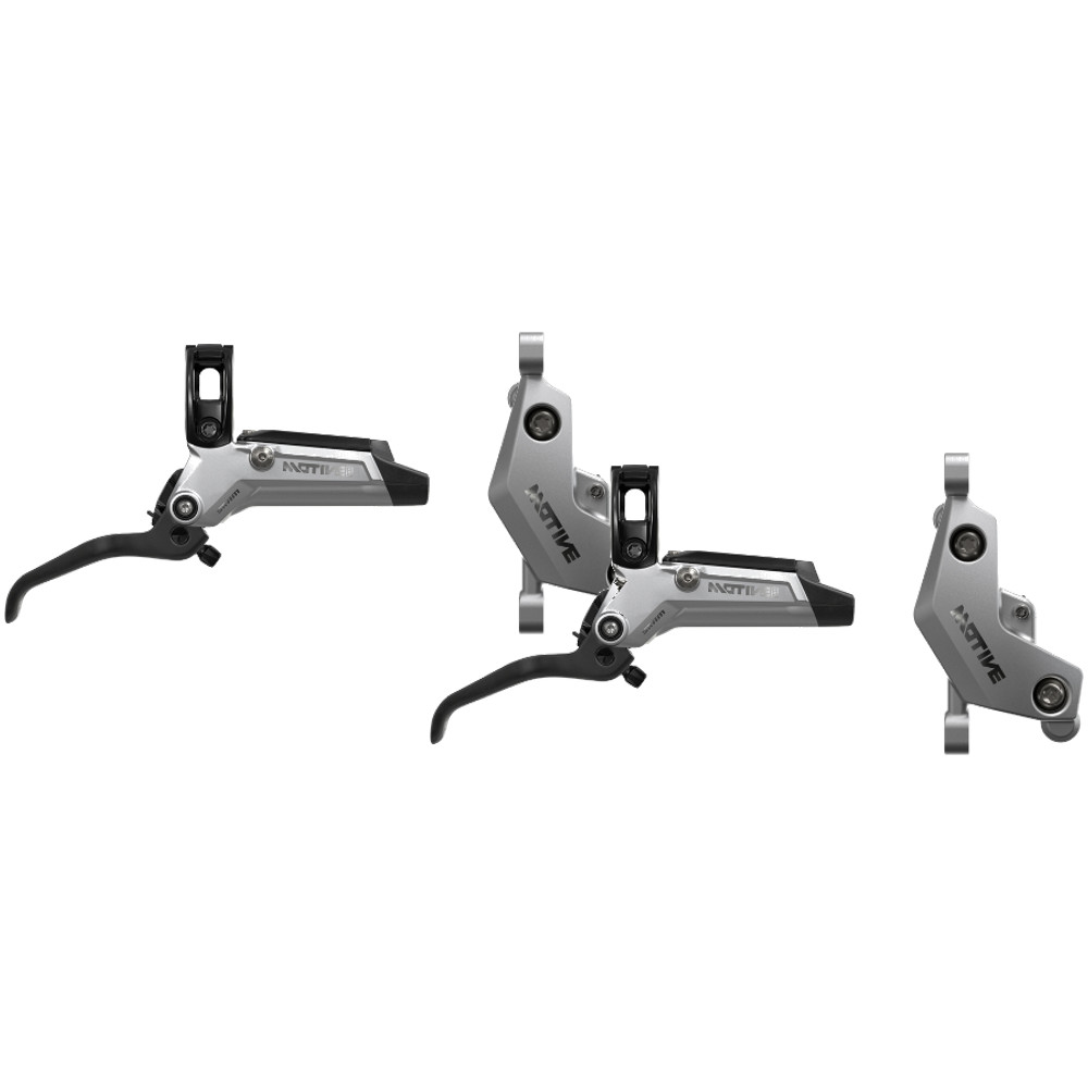 Motive Ultimate A2 MTB Hydraulic Disc Brake Front & Rear Post Mount Silver