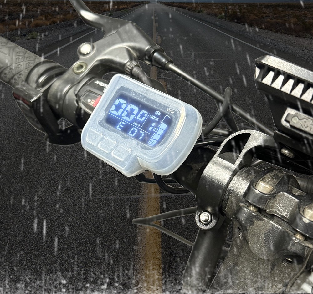 For S866 EN06 LCD Display Silicone Case Waterproof Ebike Display Protector Cover