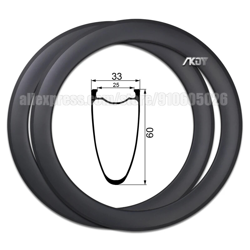 700C Carbon Fiber Rims for Gravel Road Bike Rim/Disc Brake Cyclocross Wheel