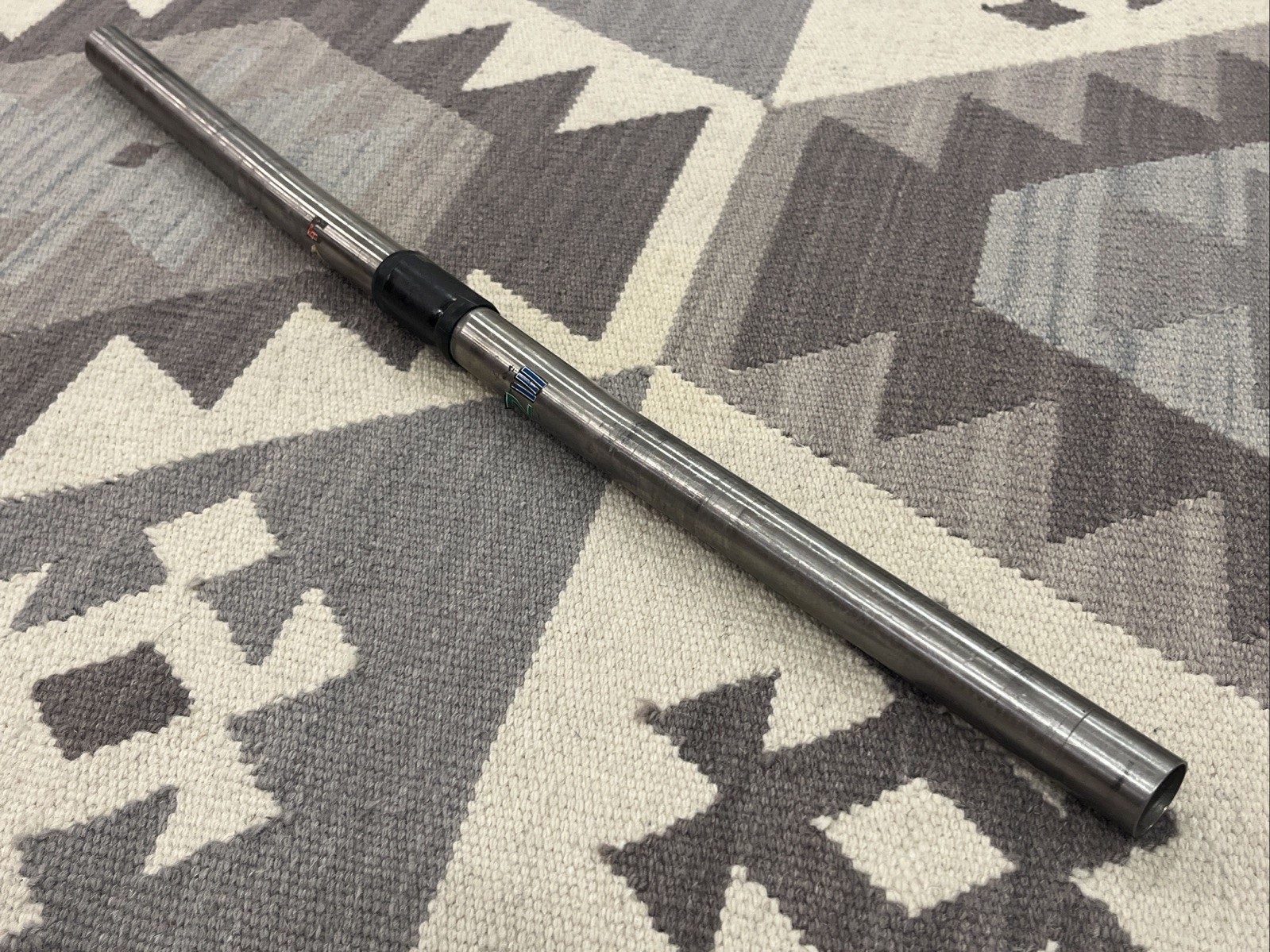 Dean Titanium Flat Handlebars 22.2 with 25.4mm shim, 23″ Wide and ~3° Sweep