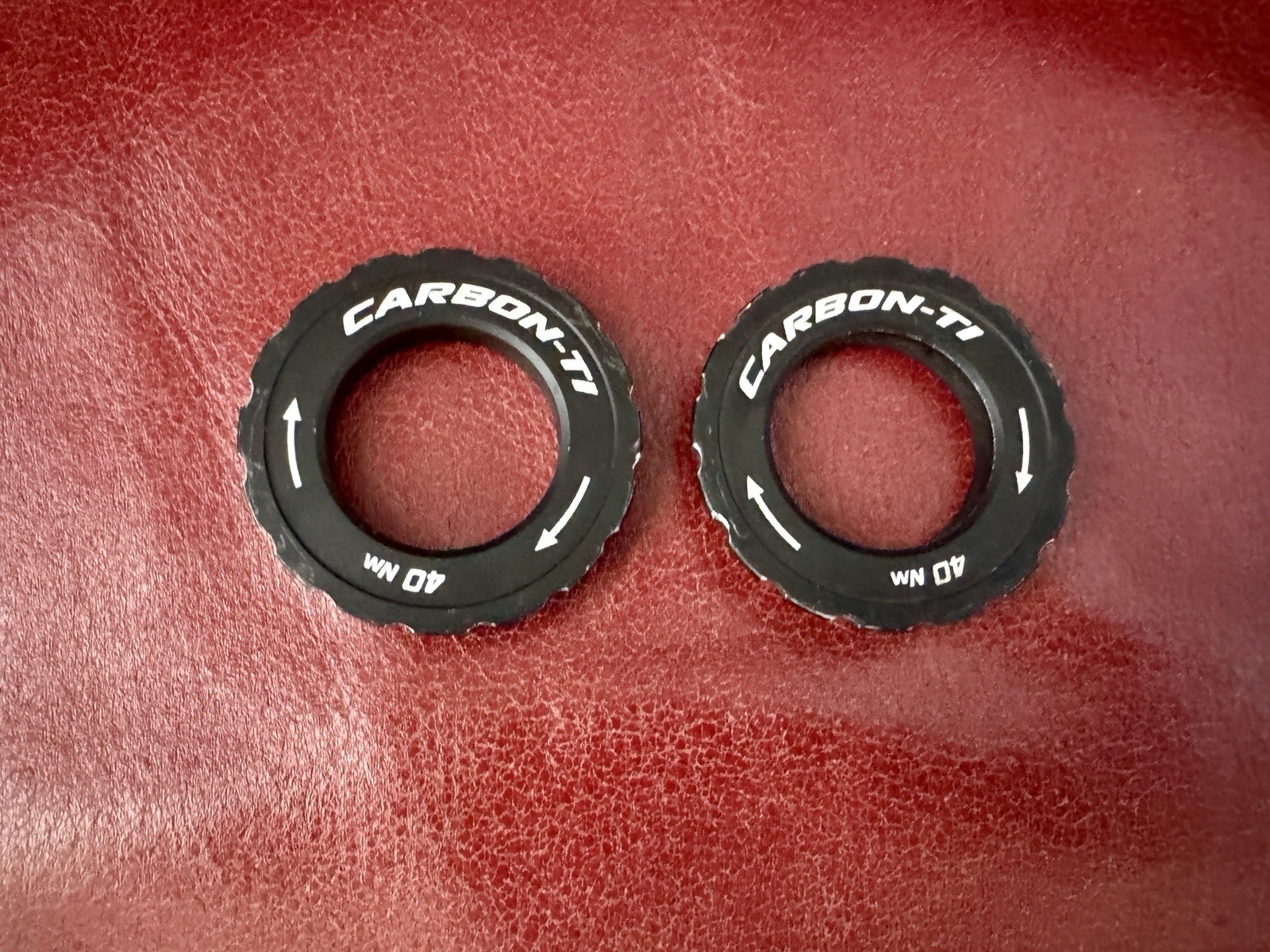 Carbon Ti X-Rotor Center rotor lockring 2 Each