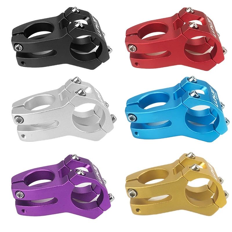 MTB Road Bike Stem 25.4mm Aluminum Alloy Handlebar Stem 45mm Lightweight
