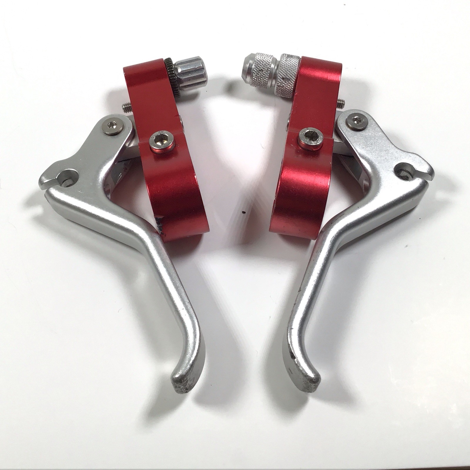 Gravity Research Power Plant Brake Lever Set Cantilever Red Vintage MTB Grafton