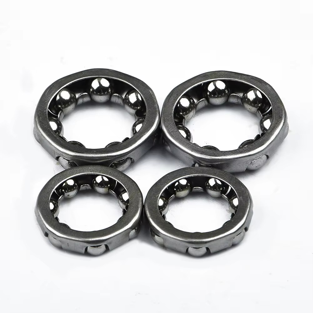 4 Pcs Bicycle Full Set Wheel Hub Bearings Front and Rear Steel Bearing Bicycle R