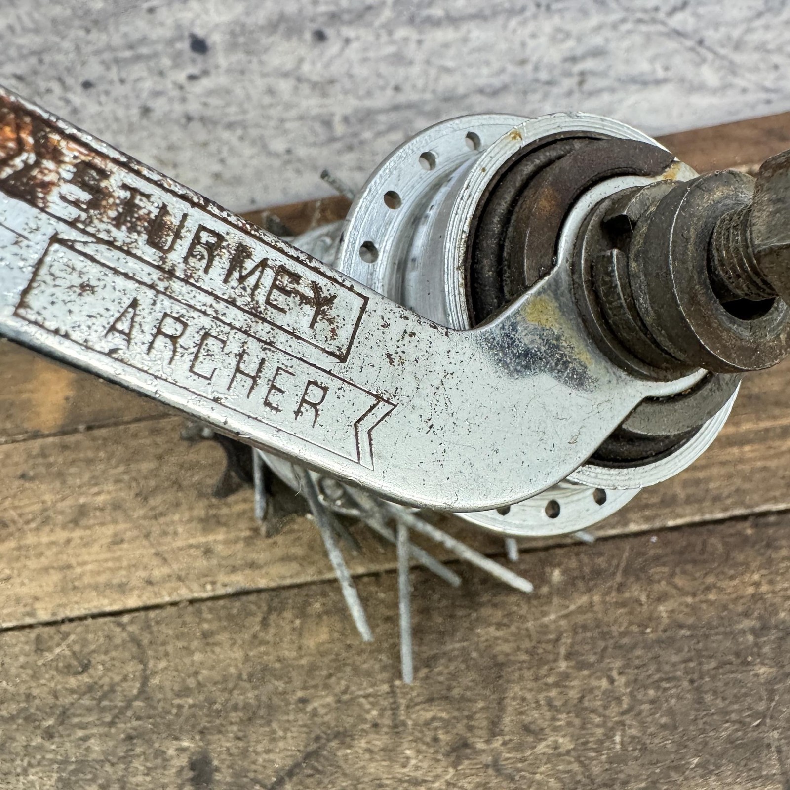 Vintage Sturmey-Archer SC Rear Hub 40H Coaster Brake Nutted 40 Hole 68